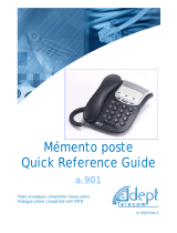 ADEPT TELECOM a.901 Quick Reference Manual