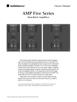 AudioSource Amp Five Le manuel du propriétaire