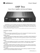 AudioSource Amp Two Le manuel du propriétaire