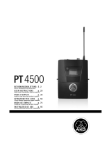 AKG PT4500 Manuel utilisateur