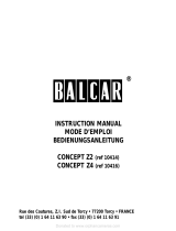 Balcar CONCEPT Z2 Manuel utilisateur