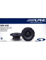 Alpine SPS-610 Guide d'installation