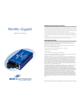 B&B MiniMc-Gigabit Series Mode d'emploi