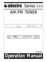 Adastra 900 Series Mode d'emploi