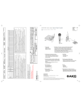 AKG Pro Audio WMS40 Mini Dual Instrumental Set Band-US25-A/C Mode d'emploi