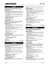 Aritech ACA 001 Mounting instructions