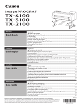 Canon imagePROGRAF TX-3100 MFP Z36 Guide de démarrage rapide