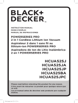 Black & Decker POWERSERIES PRO HCUA525JA Le manuel du propriétaire