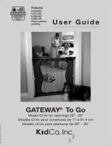 Kidco G14 Gateway To Go Mode d'emploi