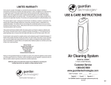 Germ Guardian Model AC4820 Le manuel du propriétaire