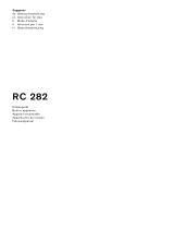 Gaggenau RC 282 Le manuel du propriétaire