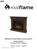 Real Flame 8020E-GRY Le manuel du propriétaire