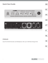 Klark Teknik DN9620 Guide de démarrage rapide