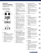 TCElectronic TUBE PILOT OVERDRIVE Guide de démarrage rapide