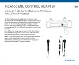 TC HELICON MCA100 MIC CONTROL ADAPTER Guide de démarrage rapide