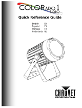 Chauvet COLORado 1 Solo Quick Reference Manual