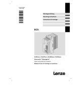 Lenze ECSEA Series Mounting instructions
