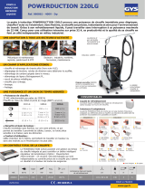 GYS POWERDUCTION 220LG Fiche technique