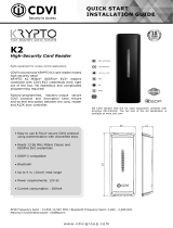 CDVI KRYPTO K2 Quick Start Installation Manual