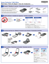 Epson B11B189071 - Perfection V500 Office Color Scanner Guide de démarrage rapide