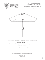 Atleisure Seasons Sentry UMB-755170M Assembly, Care & Use Manual