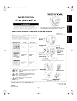 Honda GX25 Le manuel du propriétaire