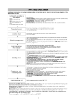 Bauknecht TRWP 9811 Program Chart