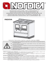Nordica Padova Instructions For Installation, Use And Maintenance Manual