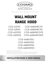 Cosmo Appliances COS-63175S-DL-PA Le manuel du propriétaire