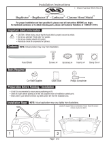 AutoVentshade AVS Bugflector II Installation Instructions Manual