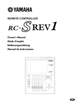 Yamaha Universal Remote RC-SREV1 Manuel utilisateur