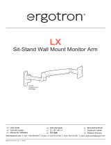 Ergotron LX Sit-Stand Wall Keyboard Arm Manuel utilisateur