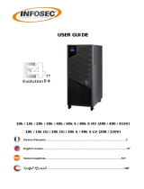 INFOSEC UPS SYSTEM E4 Evolution II + 30k TT HV Manuel utilisateur