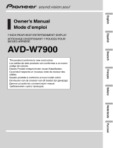 Pioneer AVD-W7900 Manuel utilisateur