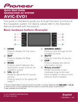 Pioneer AVIC-EVO1-G71-BBF Guide de démarrage rapide