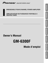 Pioneer GM-6300F Manuel utilisateur