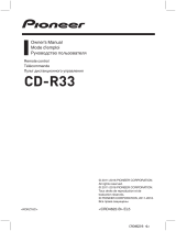 Pioneer CD-R33 Manuel utilisateur