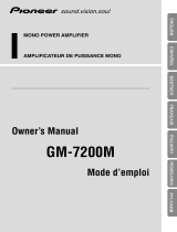 Pioneer GM-7200M Manuel utilisateur