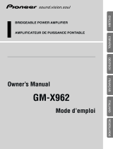 Pioneer GM-X962 Manuel utilisateur