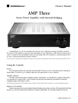 AudioSource AMP Three Manuel utilisateur