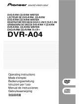 Pioneer DVR-A04 Manuel utilisateur