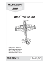 Horizon Hobby UMX YAK 54 3D Manuel utilisateur