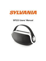 Sylvania SP233 Manuel utilisateur