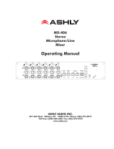 Ashly MX-406 Mode d'emploi
