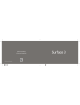 Microsoft Surface 3 Pro Guide de démarrage rapide