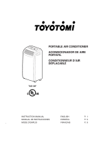 Toyotomi PORTABLE AIR CONDITIONER Manuel utilisateur