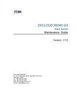 ZTE ZXCLOUD R5300 G3 Maintenance Manual