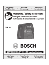 Bosch GLL 30 Mode d'emploi