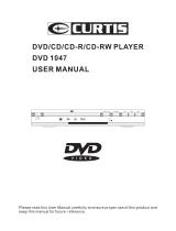 Curtis DVD1047 Manuel utilisateur