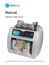 Safescan 2600 Series Manuel utilisateur
